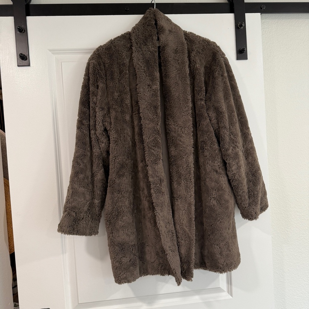ASTR THE LABEL Oversized Teddy Jacket